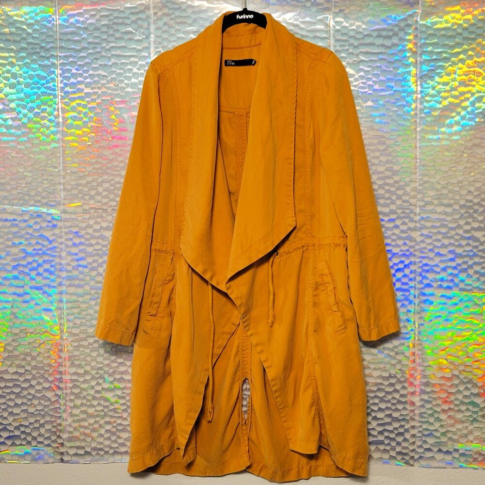 Gold Mustard Shawl Jacket by Max Jeans Size Medium